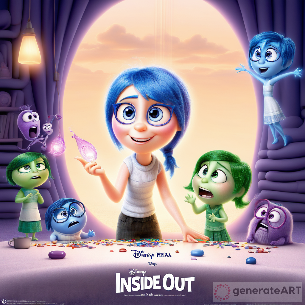 Disney Pixar’s “Inside Out” introduced a new character with calm emotion, a character who personifies calm and tranquility, her skin is pink and her hair is long and blue. Their slow movements and peaceful expressions reflect the moments when we feel at peace. Despite her calm nature, she plays a crucial role in helping the main character navigate difficult emotions and situations. This new character brings a unique perspective to the mix of emotions portrayed in the film, reminding us to remain calm in conflicting and challenging situations