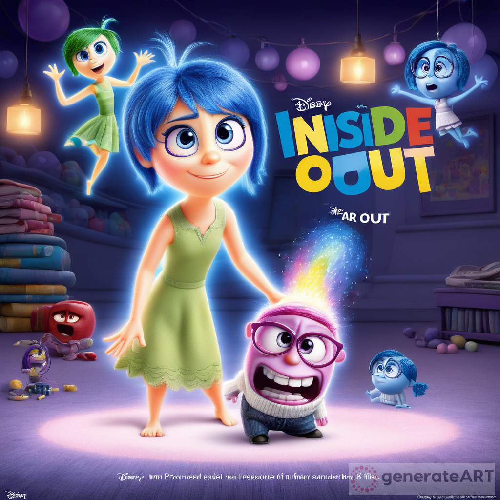 Disney Pixar’s “Inside Out” introduced a new character with calm emotion, a character who personifies calm and tranquility, her skin is pink and her hair is long and blue. This new character brings a unique perspective to the mix of emotions portrayed in the film, reminding us to remain calm in conflicting and challenging situations