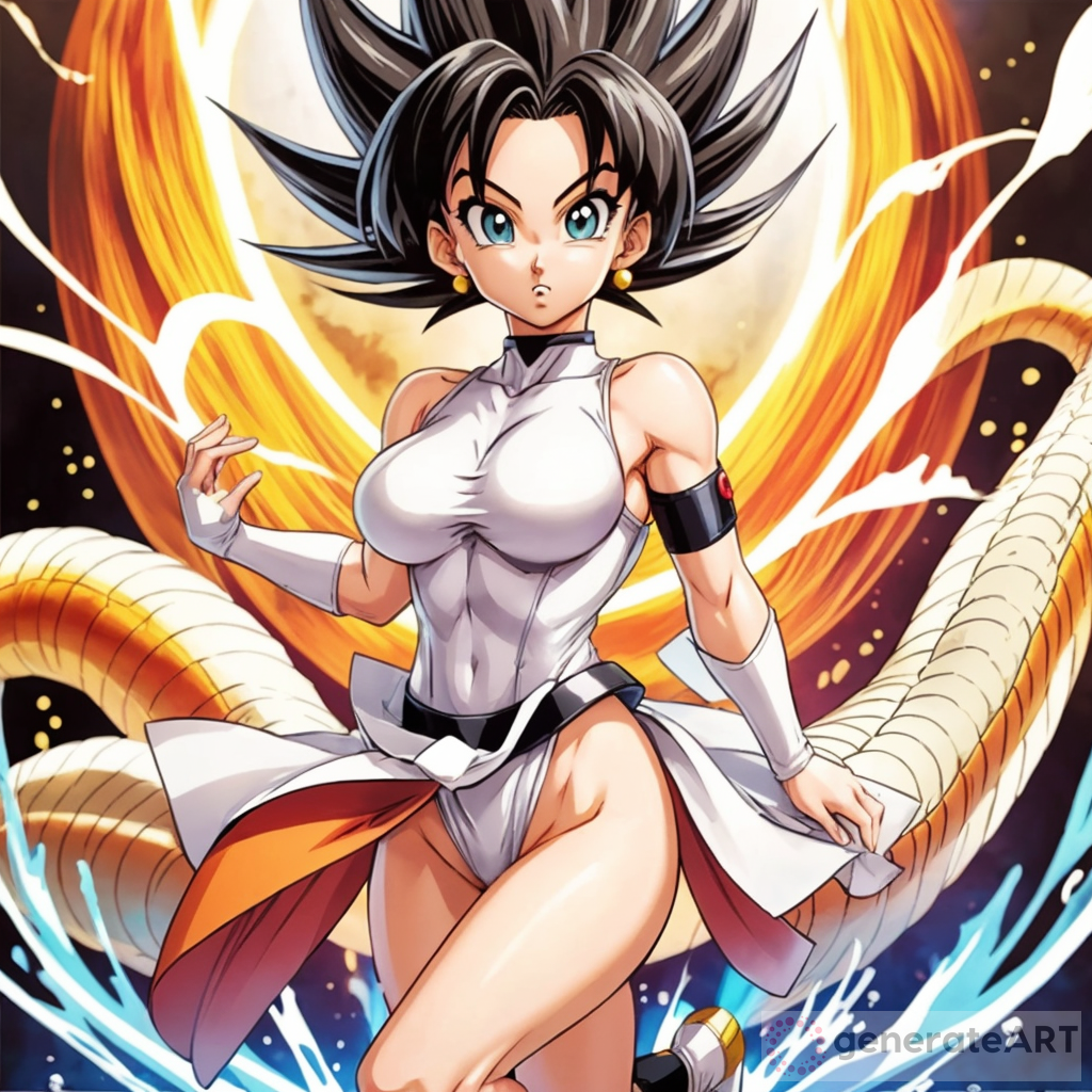 create a videl from dragon ball z naked