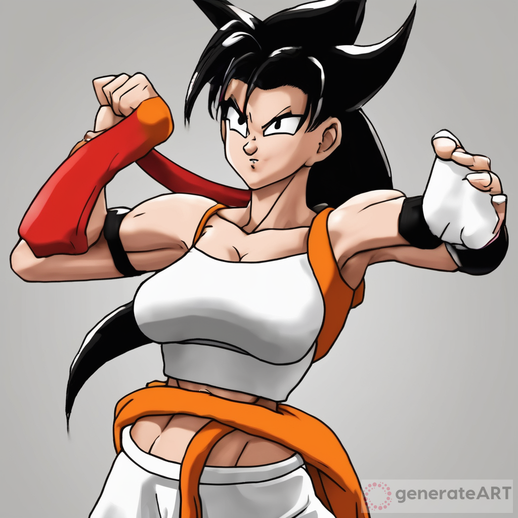 create a videl from dragon ball z naked