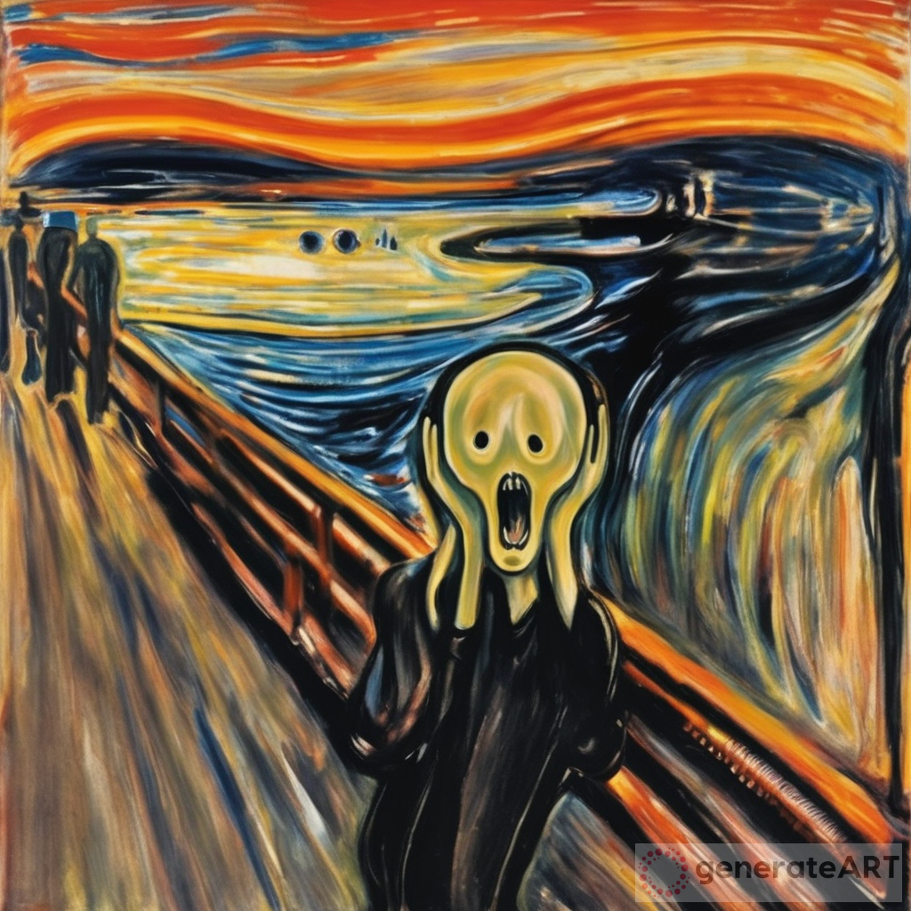 can you appropriate the artwork scream by edward munch but change it in scream movie