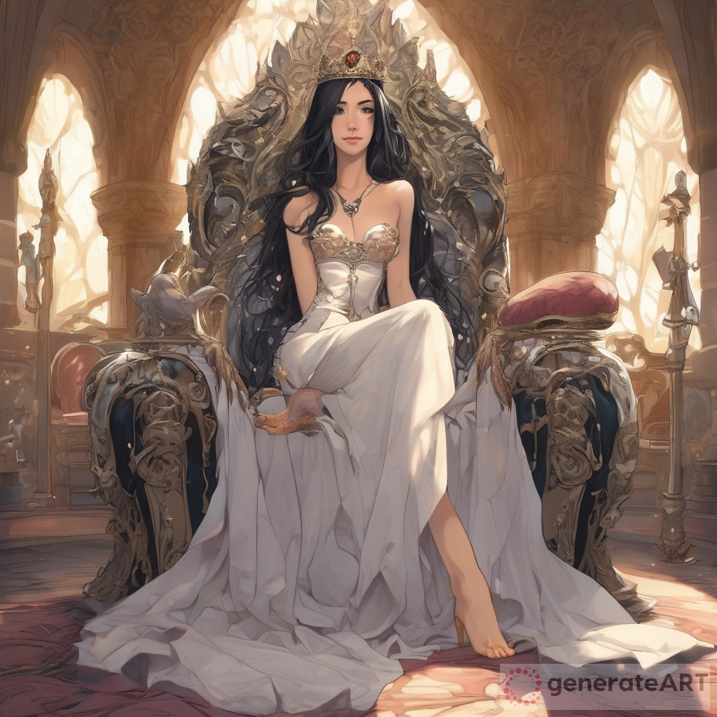 Princesa en su trono