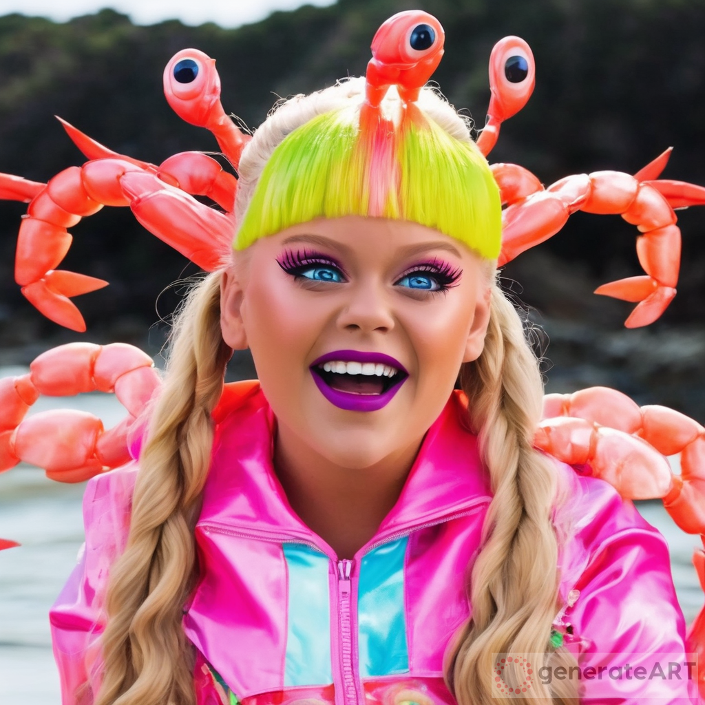 Jojo Siwa Shrimp Costume Transformation