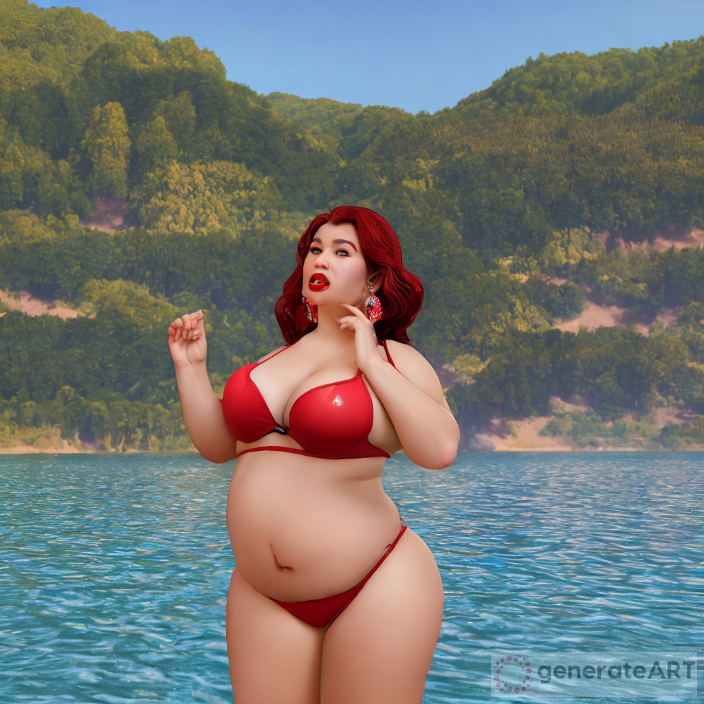 Chubby Latin Woman in Micro Bikini - 4k Photograph