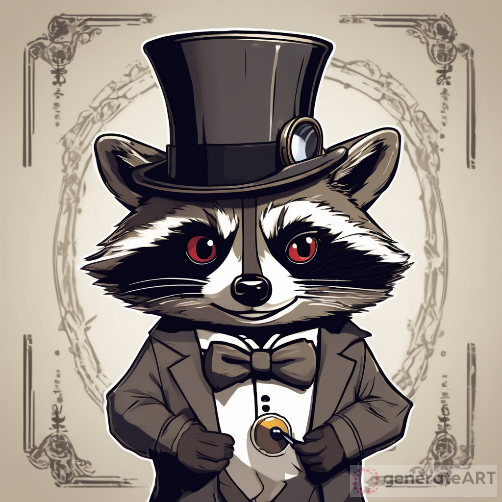 Whimsical Pokémon Raccoon Art Prompt