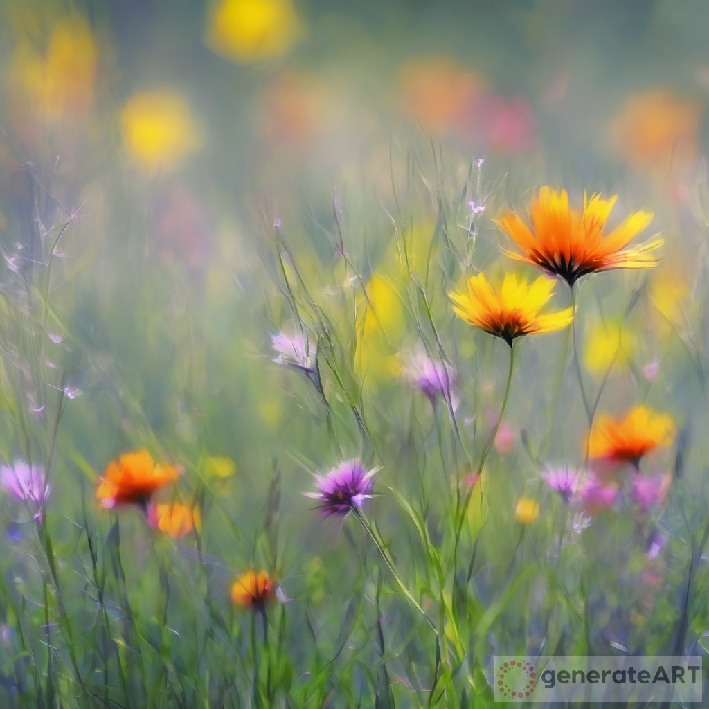 Capturing Nature's Beauty: Meadow Flower Abstracts