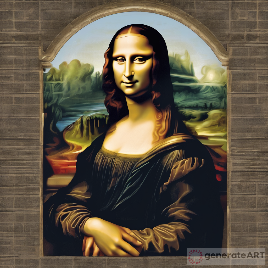 generate a picture about mona lisa but the face is lady justice