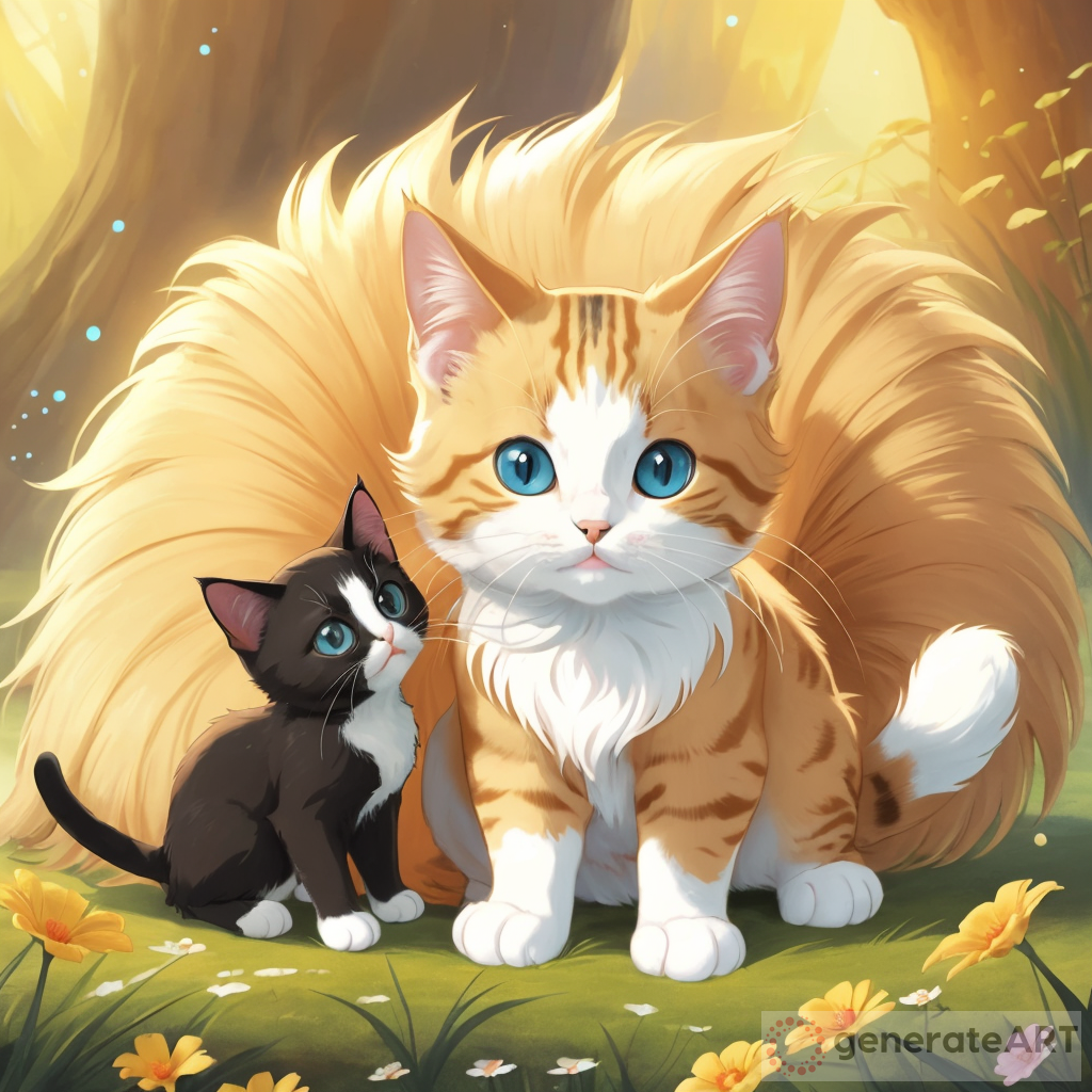 Cat & Kitten: A Heartwarming Friendship