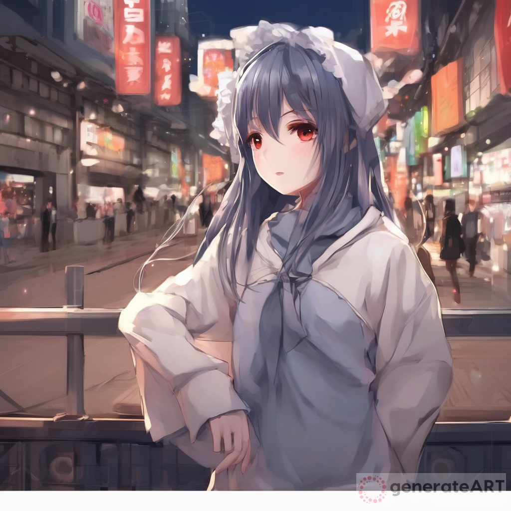 Captivating Anime Girl Aesthetic GenerateArt