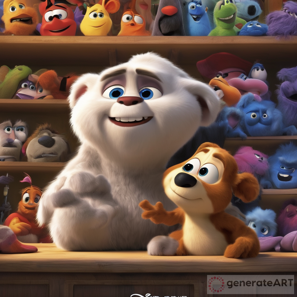 Huggy Wuggy Ultra Realist Disney Pixar Poster