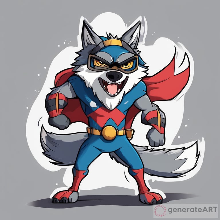 Furry
Superhero wolf
