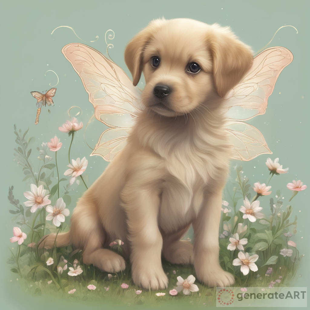 A puppy that's a fairy