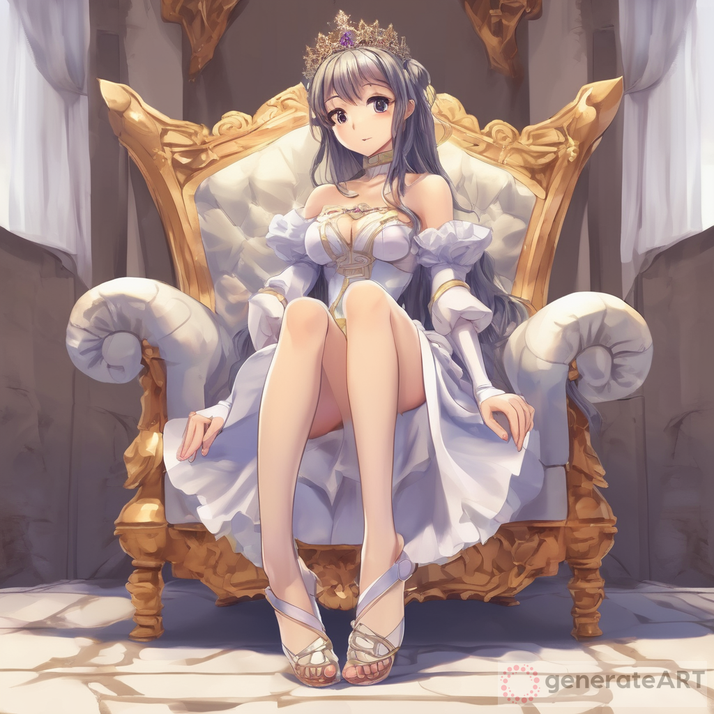 Anime Princess Throne Shoes Feet