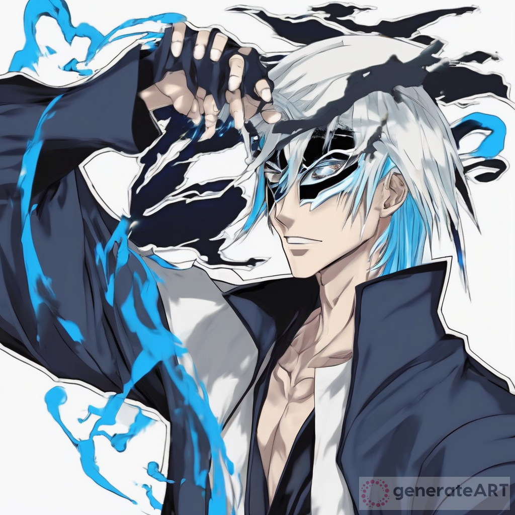 Captivating Bleach Artstyle: Male Blue Soul Reaper Human