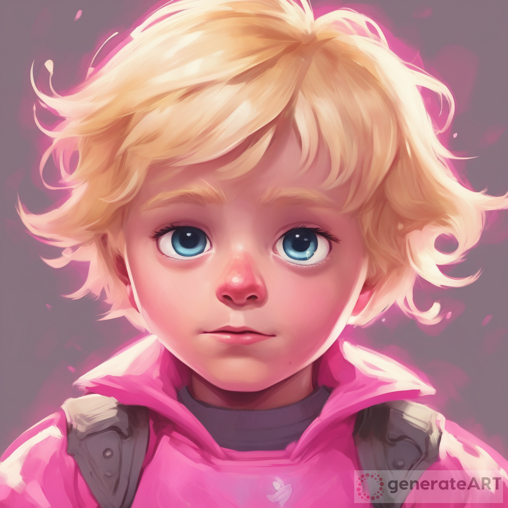 Blonde Haired Kid with Pink Ultimatrix Adventures