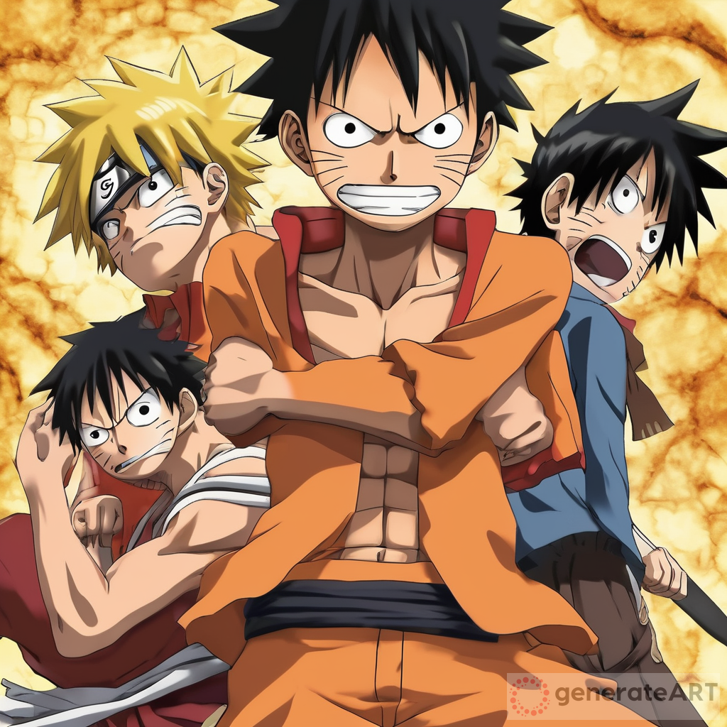 Anime Heroes' Backgrounds: Naruto Uzumaki, Monkey D Luffy, Eren Yeager