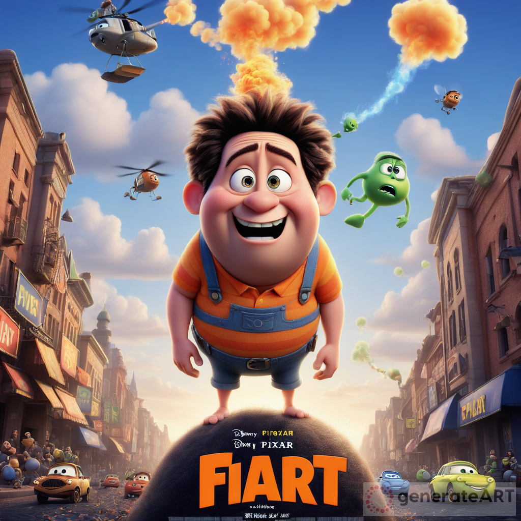 Hilarious Pixar Fart Movie Poster
