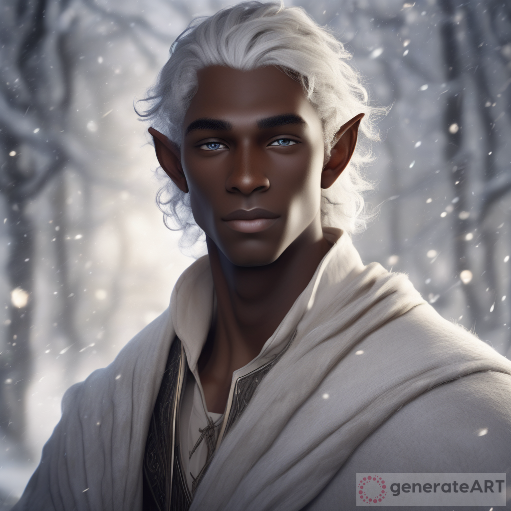 Captivating Fantasy: 26-Year-Old Male Elf with Ethereal Charm | GenerateArt