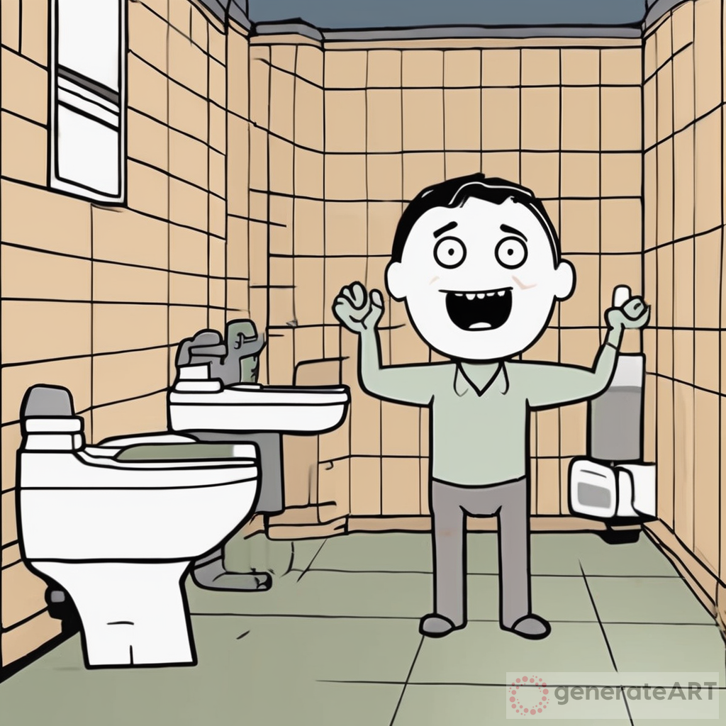Animated Character: Bathroom Urges Comedy