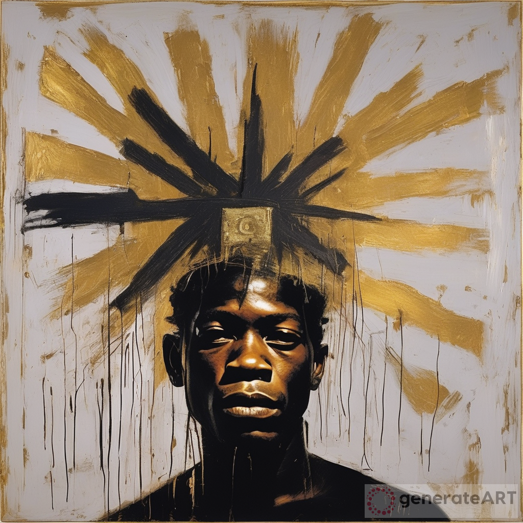 Black Man Rising From The Ashes - Artistic Symbolism