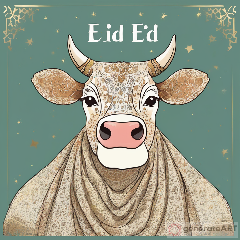 Celebrate Eid with a Cheerful Cow