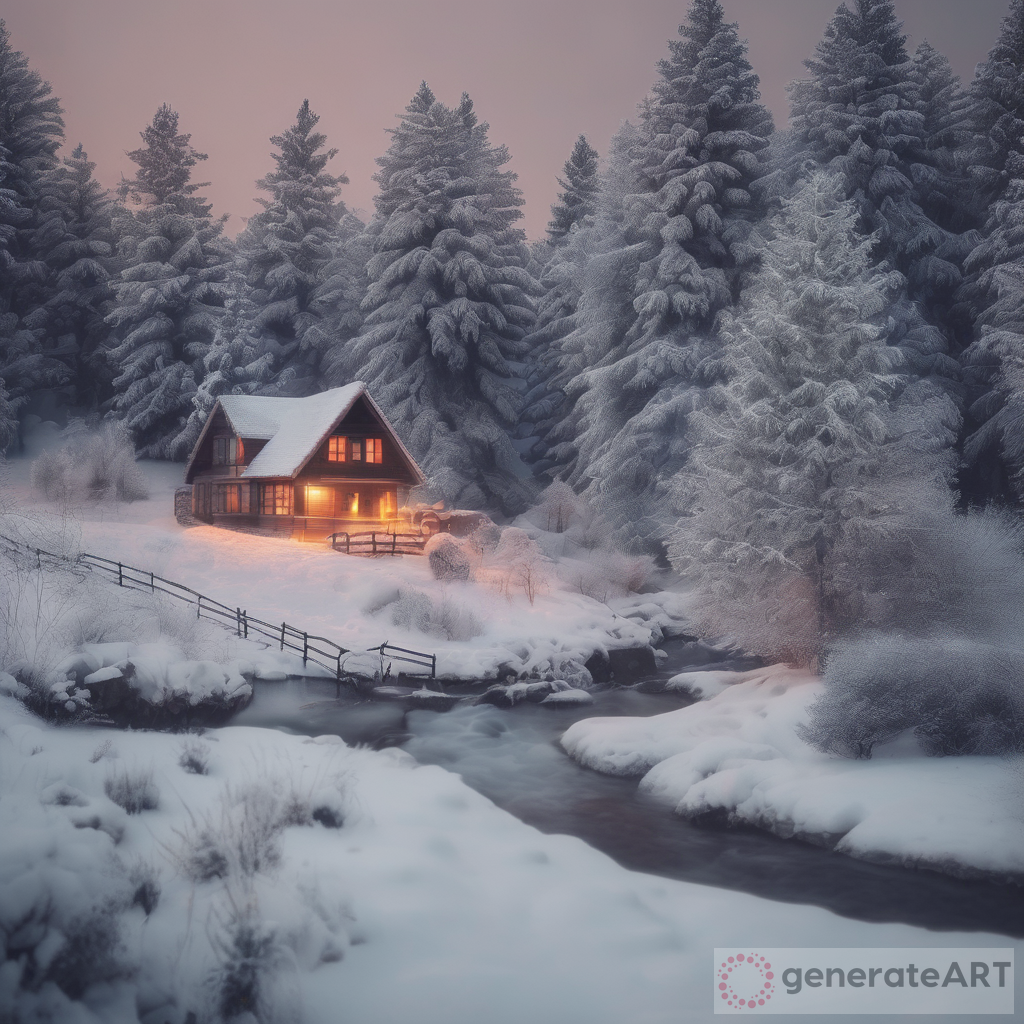 cozy winter scene