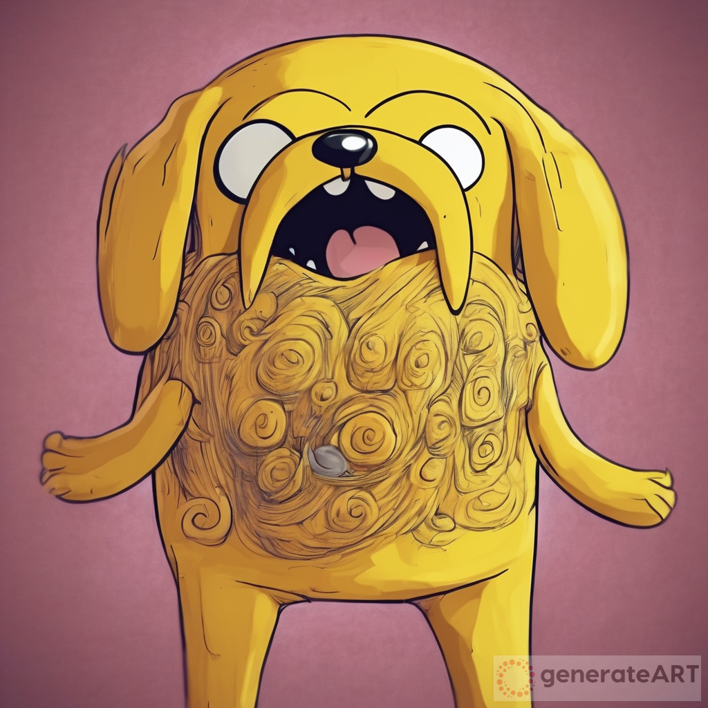 jake the dog from adventure time