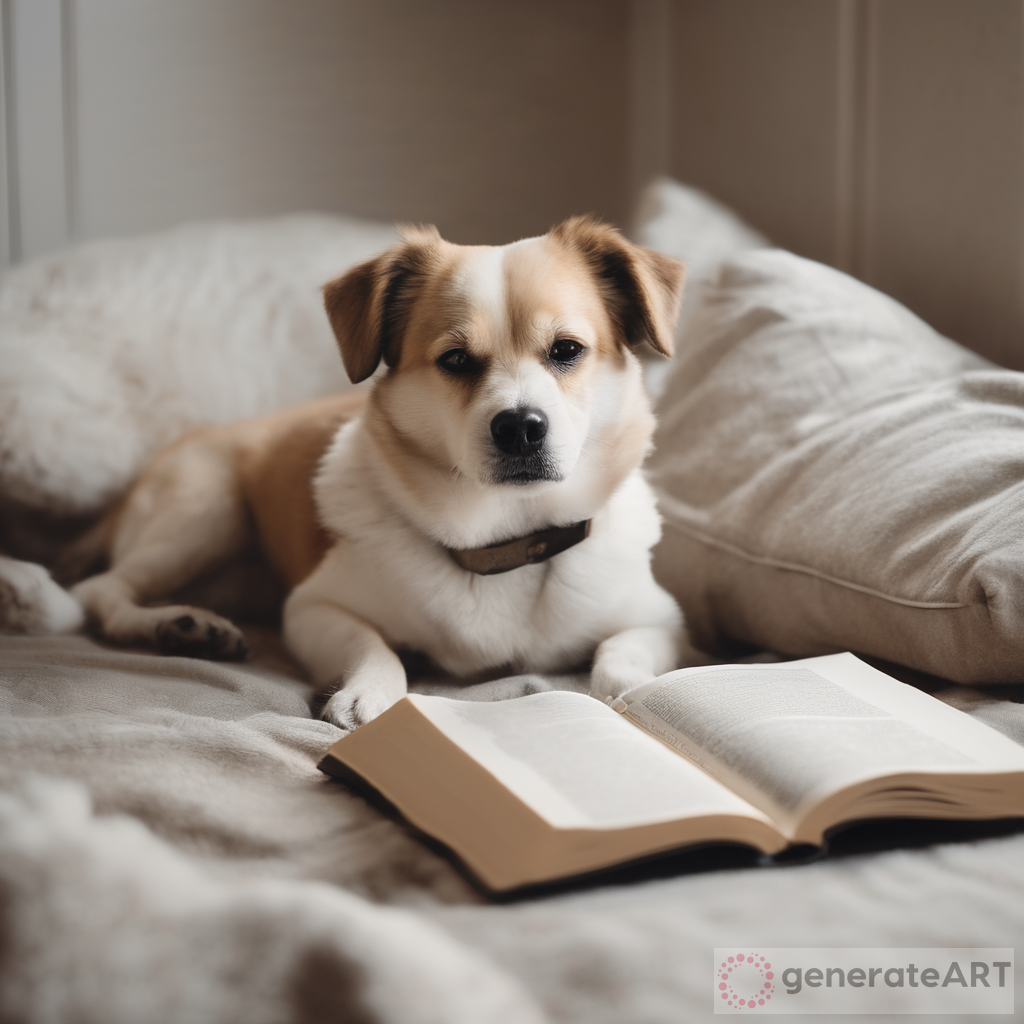 Dog Reading a Book #EducationForAll