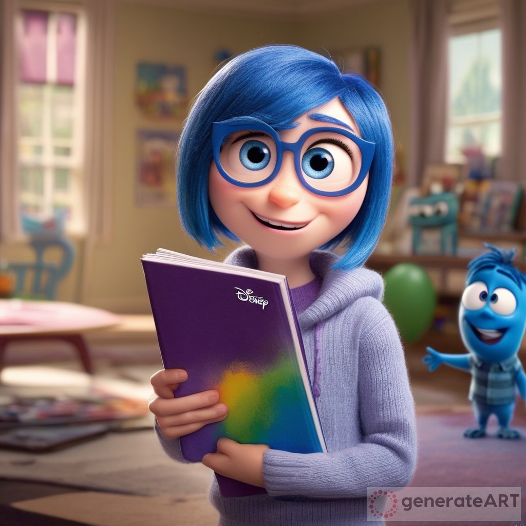 Disney Pixar Inside Out : sadness character