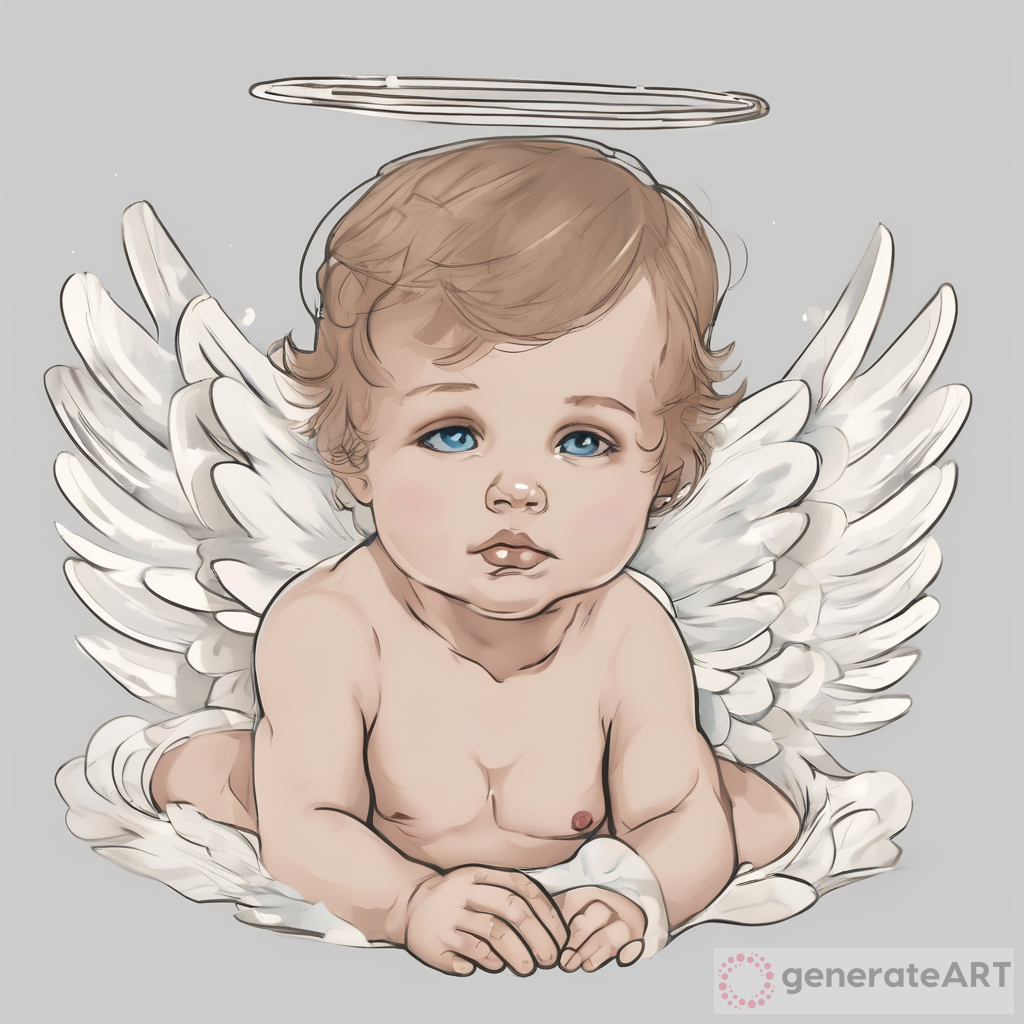 Angel baby boy