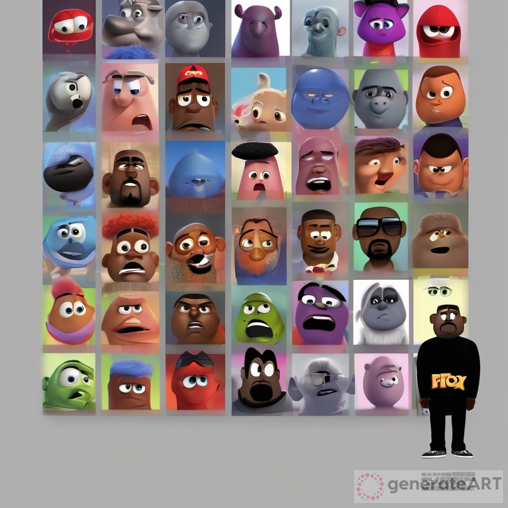 Pixar Kanye west movie poster