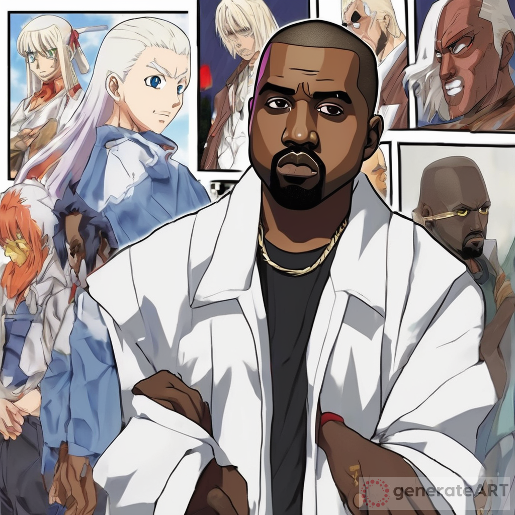 Kanye West as Quincy in Bleach Art