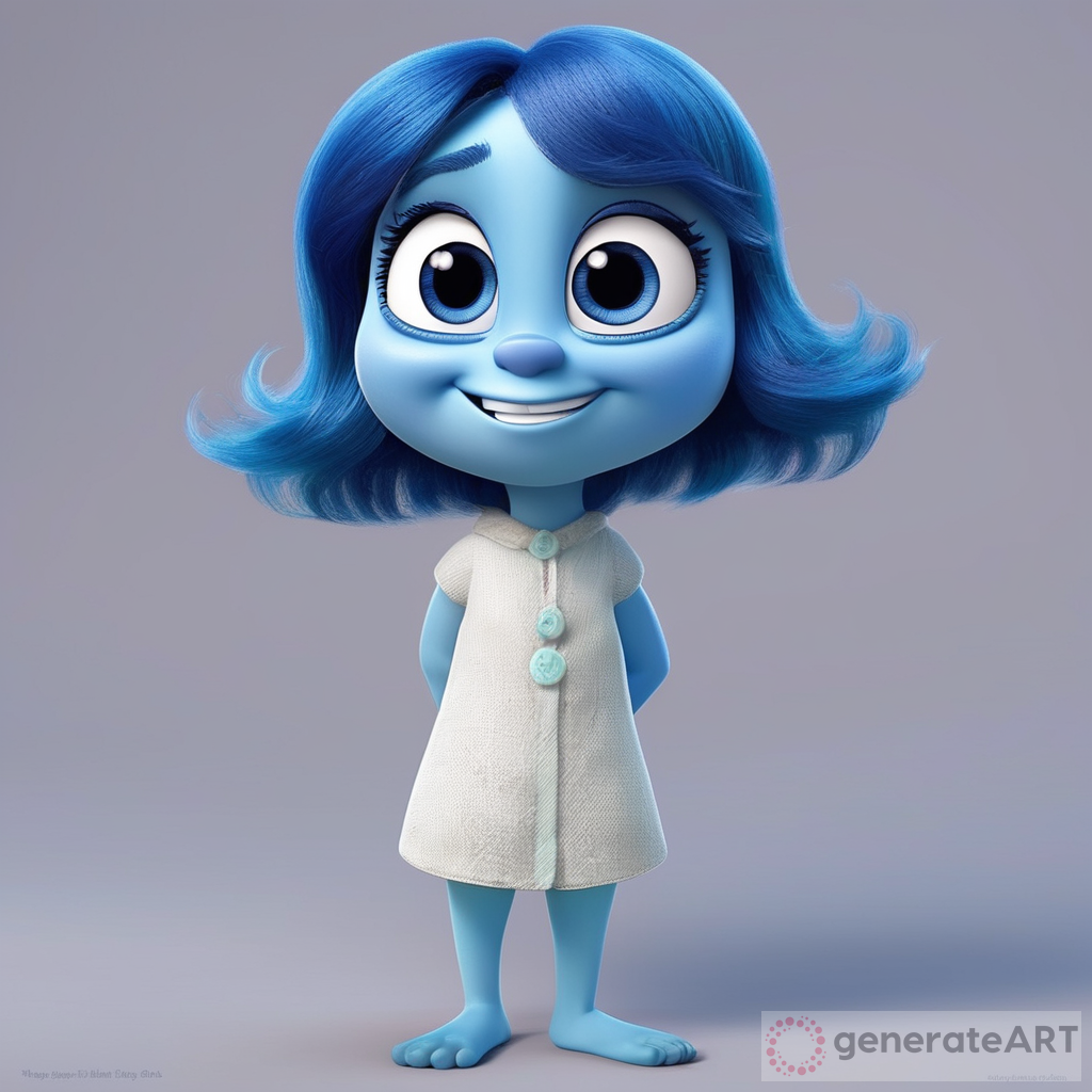 Create a Disney Pixar Inside Out type of character named Tranquility. Who resembles tranquility