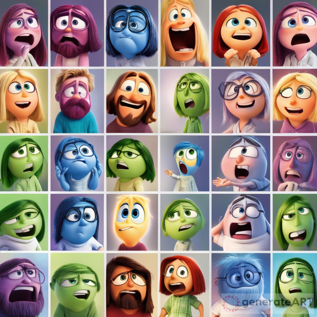 Jesus and all emotions in inside out