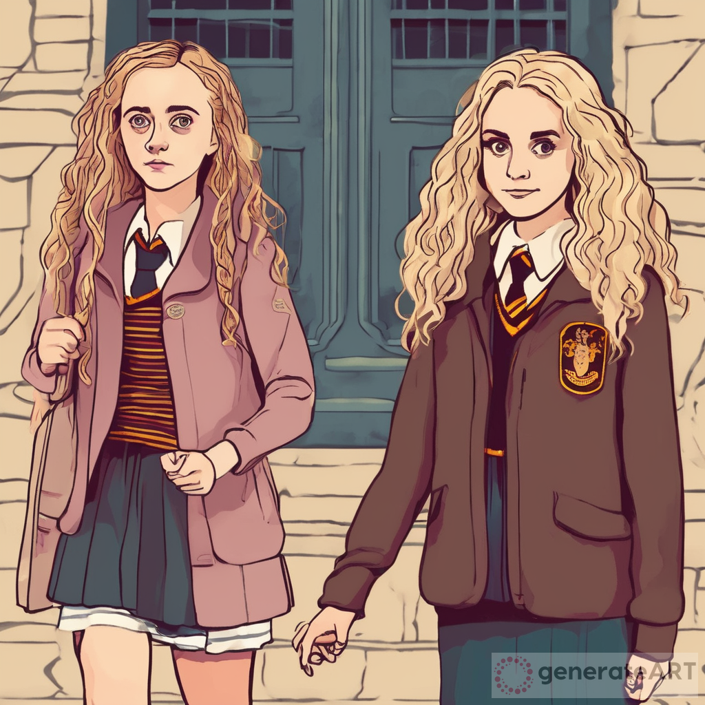 Luna Lovegood & Hermione Granger at Hogwarts
