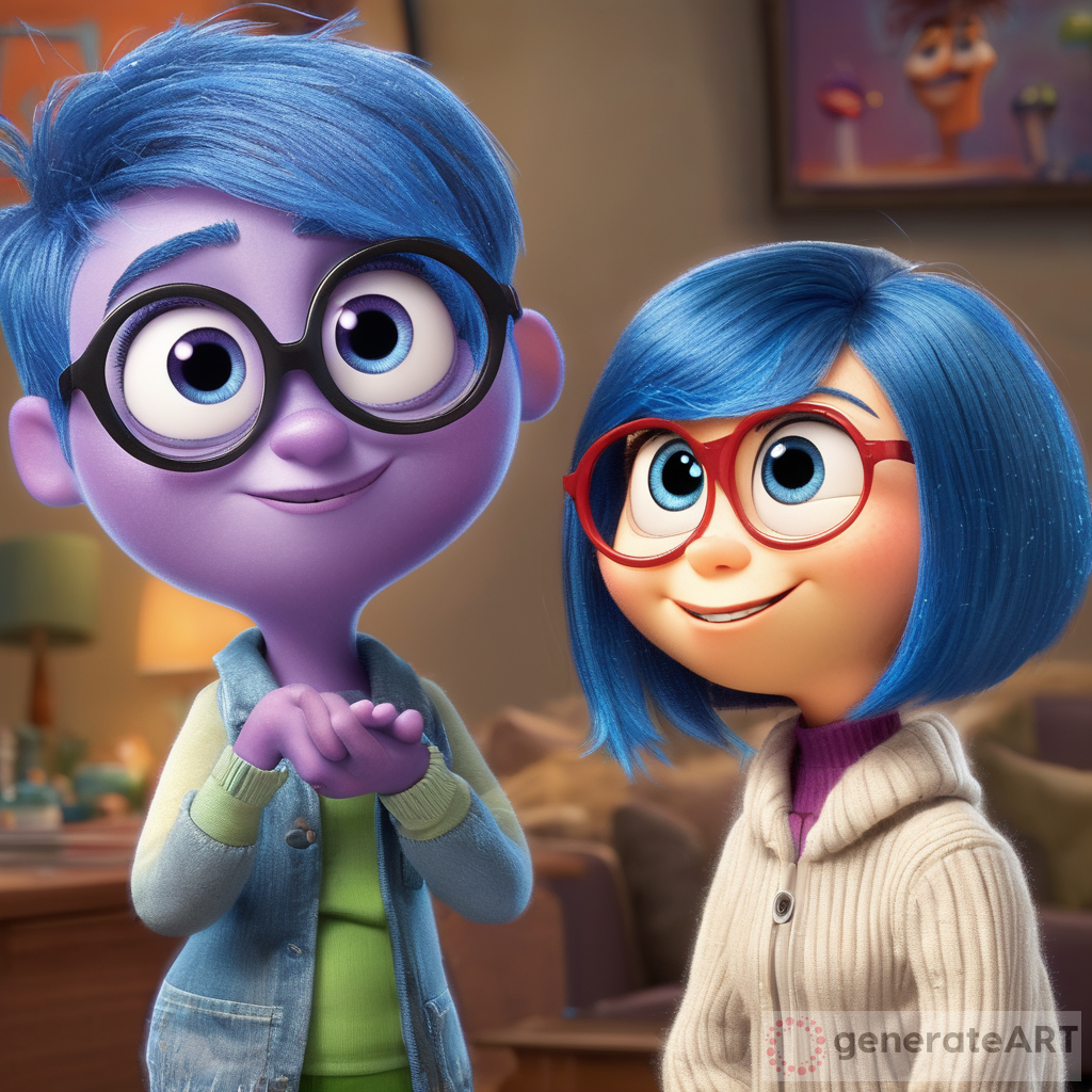 Inside Out Character Influencer - Pixar Cartoon