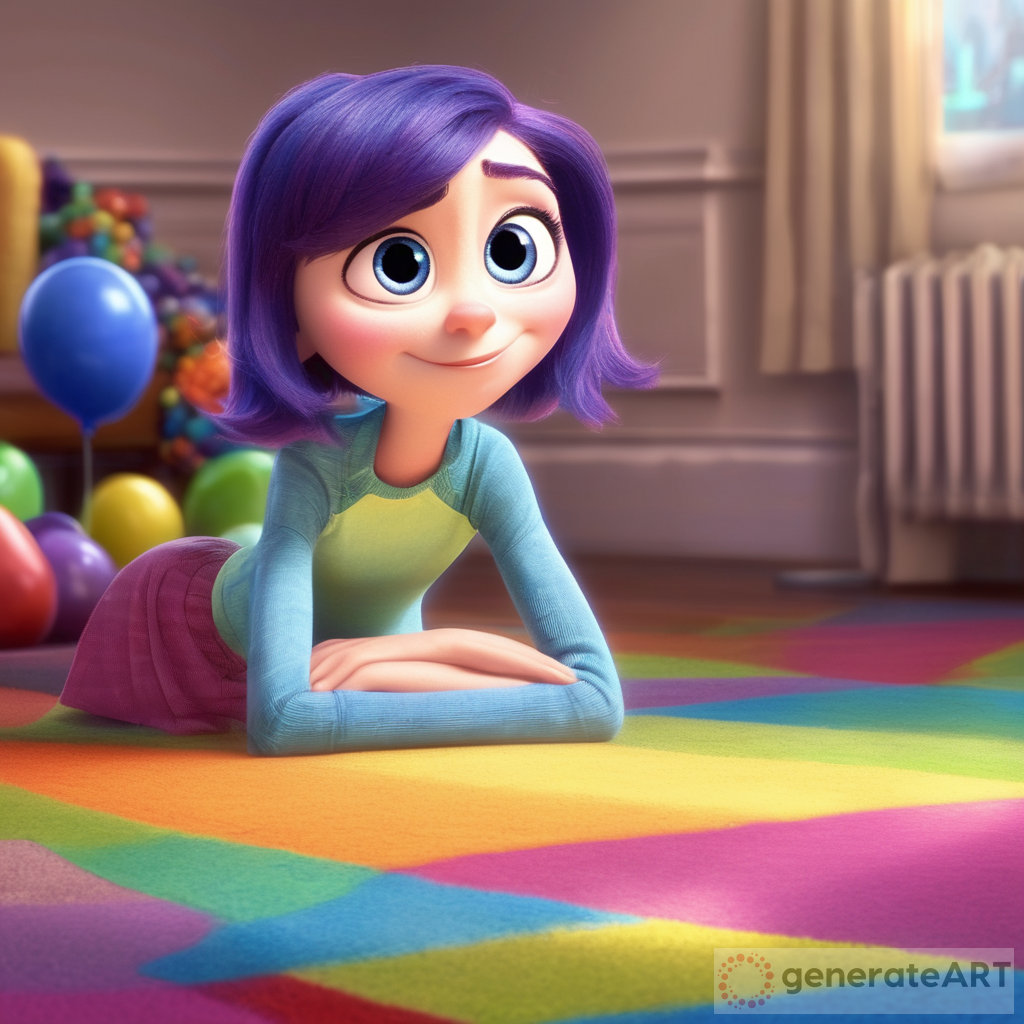 pixar cartoon, pretty, inside out character