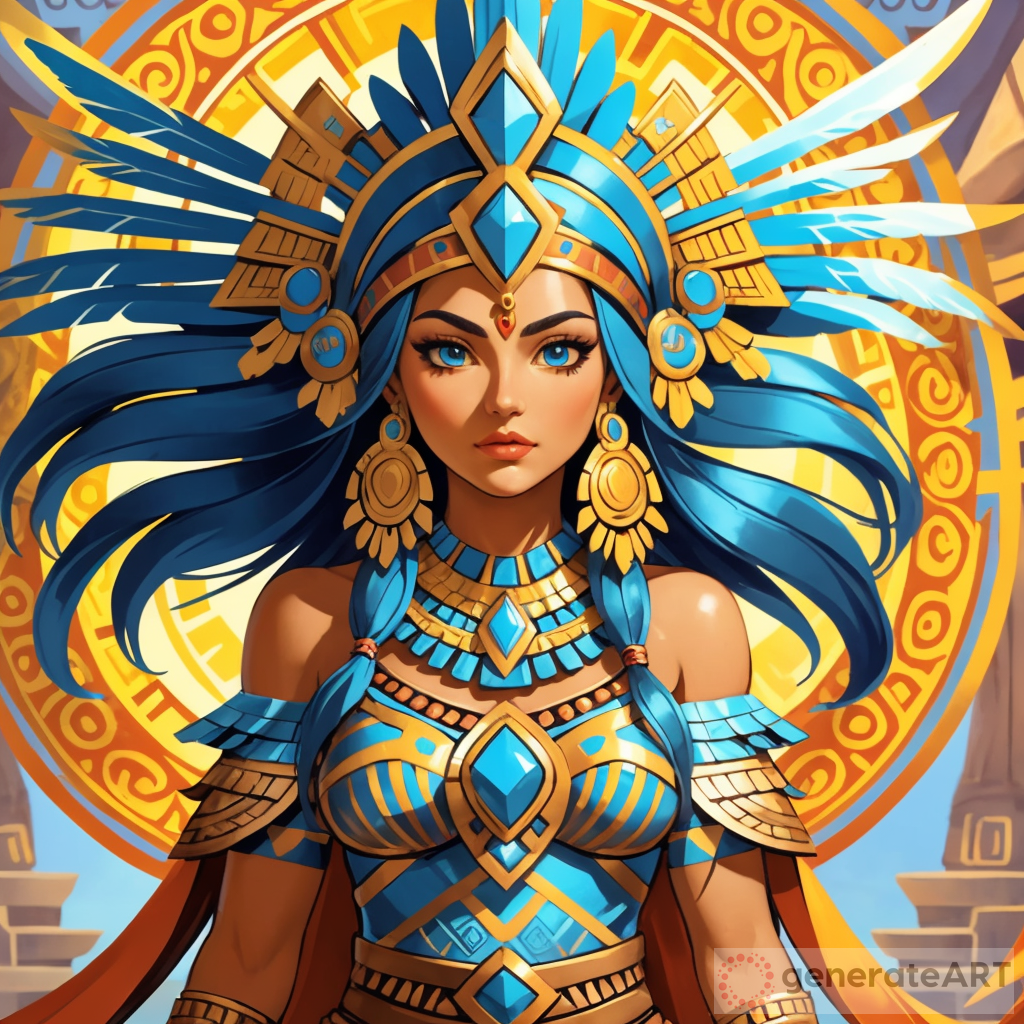 Aztec Mayan Warrior Goddess