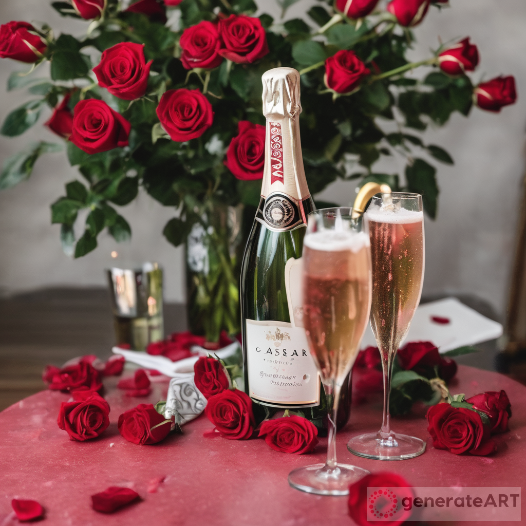 Luxury Bliss with Caesar: Roses & Champagne