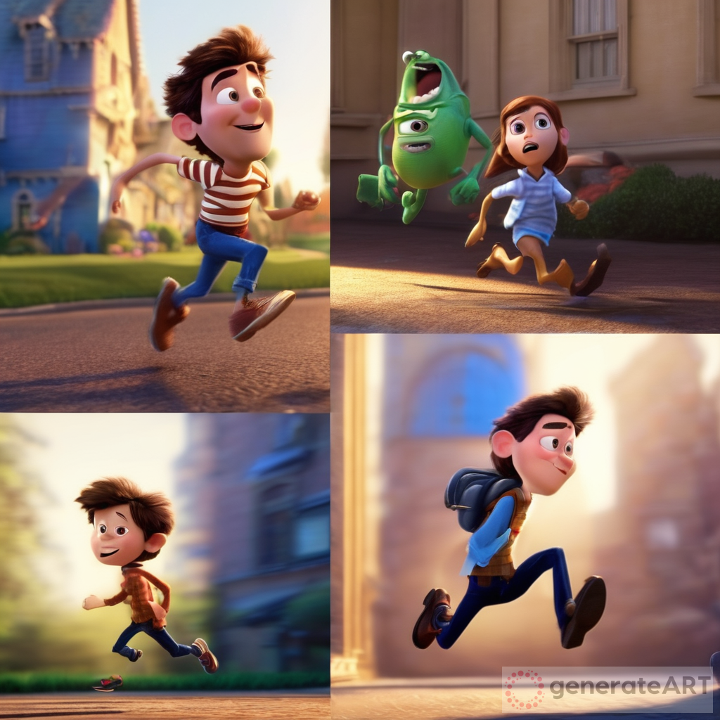 3D Pixar Running Late