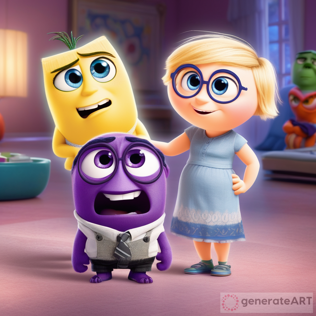 Disney Pixar inside out emotion character: Confidence boost and empowerment