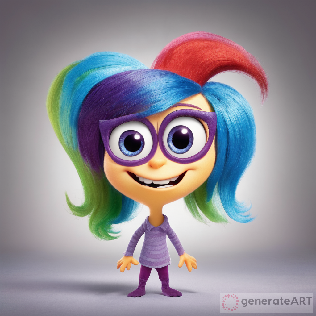 create an inside out character panicky