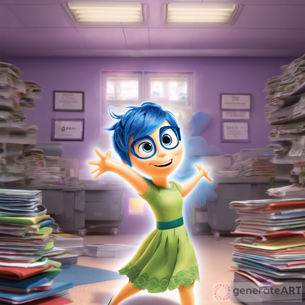 Inside Out: Joy Pushes Anger Into Headquarters