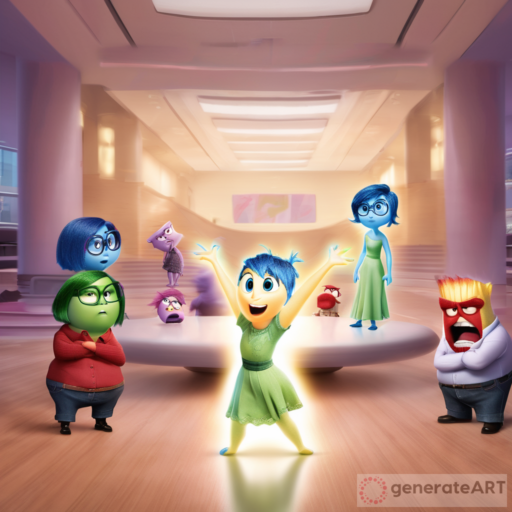 Inside Out: Anger Pushes Joy Into Headquarters