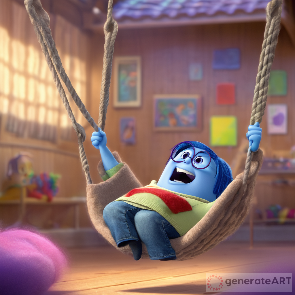 Inside Out: Riley's Dad Jump Out The Swing