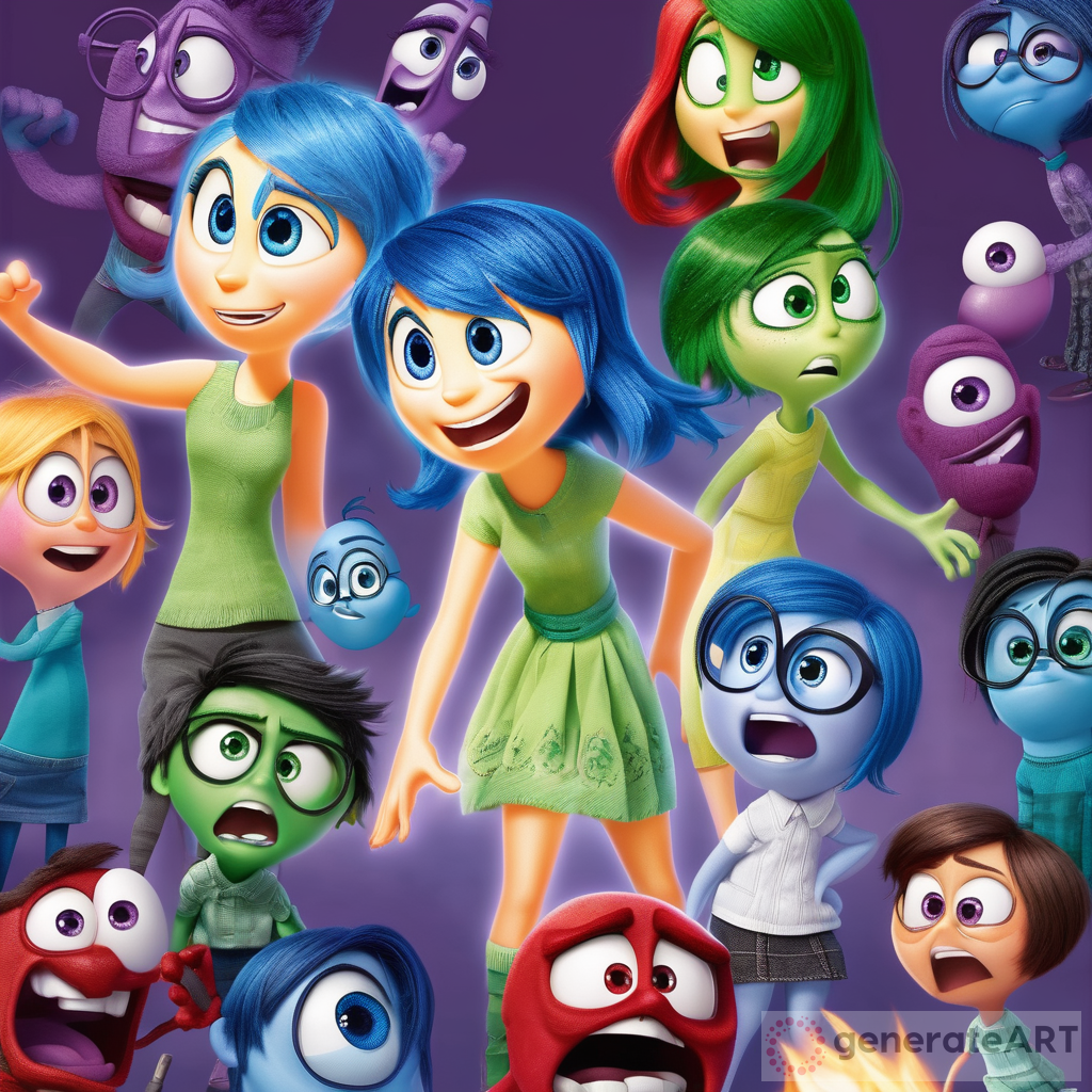 Inside Out: Riley's Screaming from Emotions