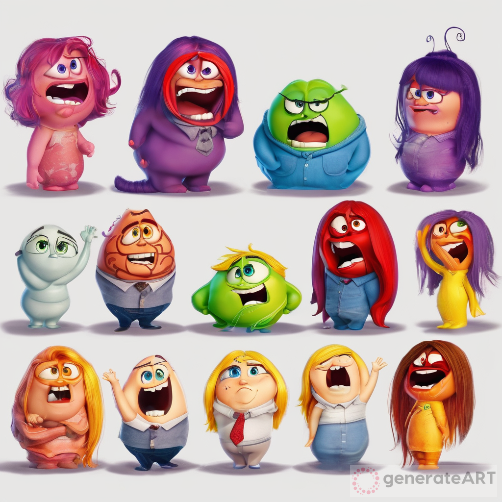 Custom Inside Out Emotions: 7 Deadly Sins | GenerateArt