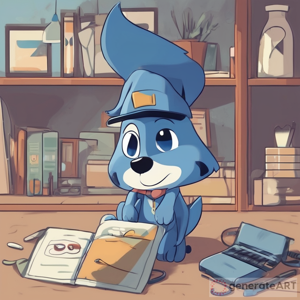 Bluey's Journey: Taking Care of Art