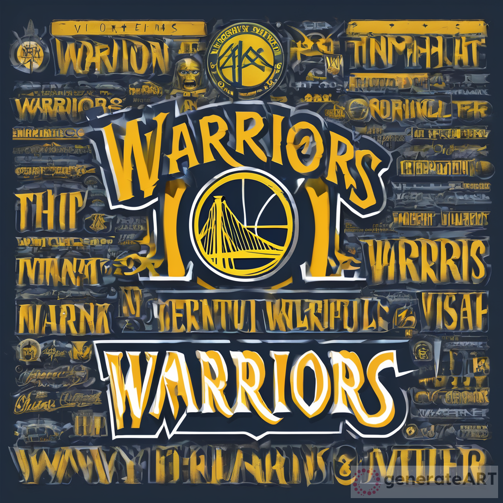 Bold Designs with Warriors Font | GenerateArt