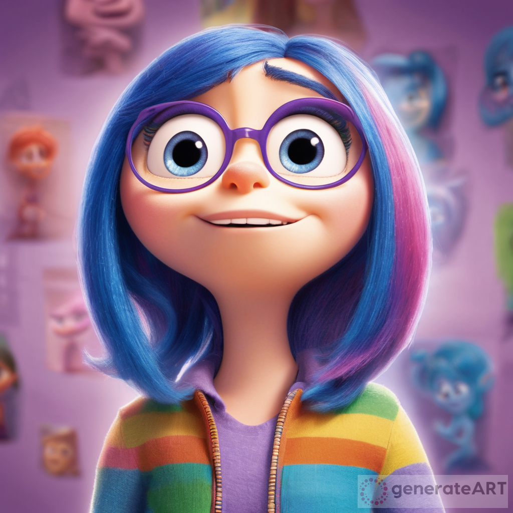 In Disney Pixar's “Inside Out,” the new character who embodies both the masculine and feminine sides adds a new dynamic to the film's emotional roller coaster. With her pink skin and long blue hair, she represents the joy of emotion being both male and female